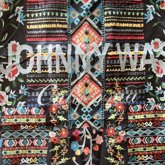 Johnny Was shopping bag. Fold into a little 4” x 5” pocket. Never used. New. - Picture 4 of 5